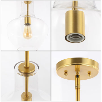 Watts Glass/Metal LED Pendant